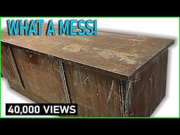 AMAZING RESTORATION of Vintage Cedar Chest- Relaxing Furniture Restoration Video