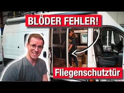 EINBAU & TIPPS nach FEHLER 😬🤷‍♂️ // Insektenschutz-Tür Dometic FlyTec FT 200 🦟🚫 // DIY Van-Ausbau