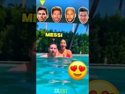 Messi vs Ramos vs Neymar vs Lewandowski - Water with Girlfriend Challenge