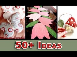 50+ Ideas for Easy Sewing Projects When You're Bored | Home Decor Edition