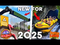 Everything NEW at UK Theme Parks in 2025!!