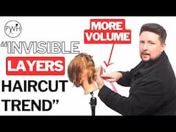 CUTTING Hair Like A PRO With Invisible Layers