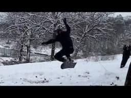 snow day sledding at the country club ! shayden brody laken stormy legacee