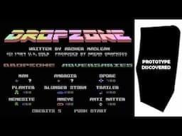 Discovery: Dropzone Arcade Prototype (1984)