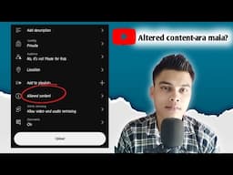 YouTube Altered content-ara maia?