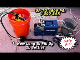 Testing Vevor's High Pressure Diving & Paintball Air Compressor - Safe?