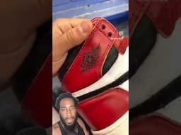 Man Repairs His Own Jordans