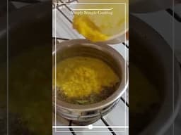 #shorts | Tadka on Dal | Learn to Cook simplest tempering techniqie