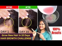 OMG! - 15 Days Hair Growth Miracle Treatment | Grow Long, Thick hair | 100% Works