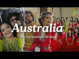 My First International Stage - Australia ☺️