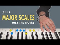 How To Memorize EVERY Major Scale On Piano (The Blocks Method)