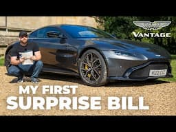 The first surprise bill with my Aston Martin Vantage