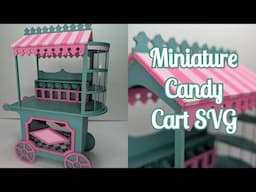 1/6 Scale Miniature Candy Cart Trolley SVG Build For Miniverse Honeydukes Capsules