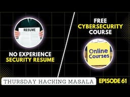 Free Cybersecurity Course, Digital Forensic Resources, $6500 Bounty | THM Ep 61 #cybersecurity 🔥