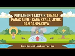 Pembangkit Listrik Tenaga Panas Bumi #pembangkitlistrik #tenagasurya #panasbumi #bumil #listrik