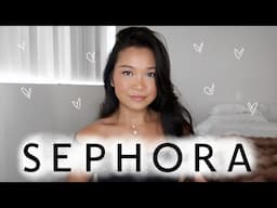 GRWM: ✨huuuuge✨ SEPHORA haul *2025* & chat w/ me!