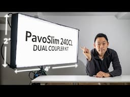 Large, Soft Panel Lighting with the Nanlite PavoSlim 240CL Dual Coupler Kit