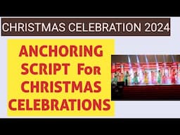 Anchoring script for Christmas celebration