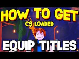 HOW TO EQUIP TITLES in FISCH! ROBLOX