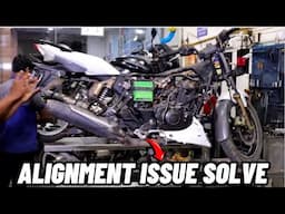 MOTORCYCLE HEAVY ALIGNMENT ISSUE | SOLVE THIS ISSUE STEP BY STEP |