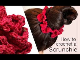 How to Crochet a Scrunchie - Step by Step Beginner Friendly