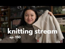 found another skein for my siren tee!! let's see how far it can go // knitting stream #150