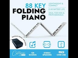 Carry-on Folding Piano 88 - DEMO songs