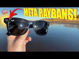 Using My Meta Ray-Bans While Metal Detecting The Beach!!