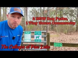 Tiny House Community with 2 New Dog Parks in the Forest, Now Open (Tour) - The Cottages at Pine Lake