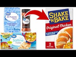 3 Easy Dinner Recipes! Homemade Shake and Bake from Scratch & More!