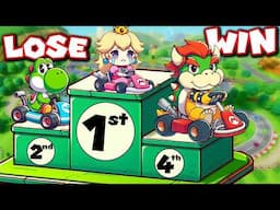 WE LOSE ON PURPOSE - 4th Place Wins in Mario Party Jamboree Challenge!!