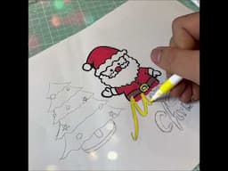 I'm not a painter, I just want to express my sincerity through hand-painting, #merrychristmas