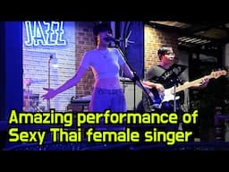 Amazing performance of a stunning Thai female singer, Alicia Keys, Bruno Mars