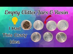 #190 UV Resin Mini Shakers Using Empty Glitter Jars - So Darn Cute!  #jdiction Easy DIY