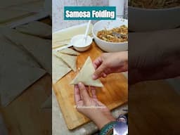 Samosa Folding | Ramadan Spcial 2025 #shorts #viralvideo #samosa #samosafolding #youtubeshorts