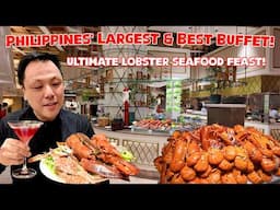 Found the Best Lobster Seafood Buffet in the Philippines!  Endless lobsters, prime rib, cocktails!