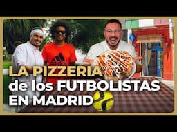 Probando la PIZZERÍA de los FUTBOLISTAS en MADRID