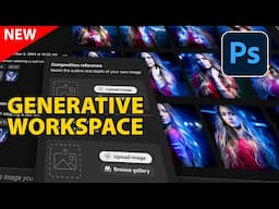 How to use new ai Generative Workspace in Photoshop Beta