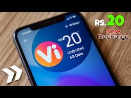 [CRAZY] New Rs.20 Recharge Plans Launched for Jio, Vi and Airtel ✅ Vi New Recharge 2025