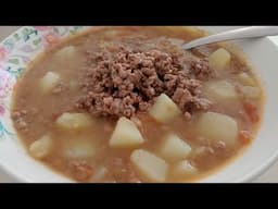 Almuerzo Completo. Sopa de Lentejas