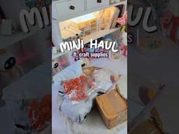 Mini Shopping Haul 🛍️✨ |#shorts #diy #handmade #unboxing #craftideas #trending