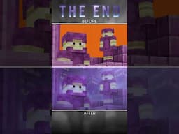 The making of The End  #minecraft