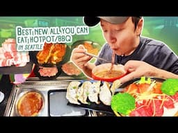 BEST NEW All You Can Eat Hotpot BBQ & BIGGEST Dumplings in Seattle