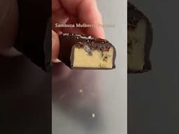 Sambuca Mulberry Pralines | Full recipe at amylevin.co.uk/free-recipes #chocolate #chocolates