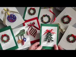 How to make paper quilling cards for the holidays