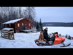 Escaping BRUTAL COLD at a Remote Cabin in the Northwoods