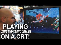 Christmas Nights Into Dreams for Sega Saturn on a CRT (Memory Lane)