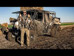 6 MAN LIMIT DUCK HUNTING A JUICED CUT BEAN FIELD!!