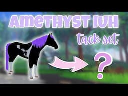 Making a Tack Set For My *AMETHYST IUH!* 💜 | Wild Horse Islands