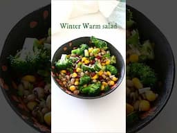 Winter warm salad - Broccoli salad recipe #jeyashriskitchen #saladrecipe #indiansalad